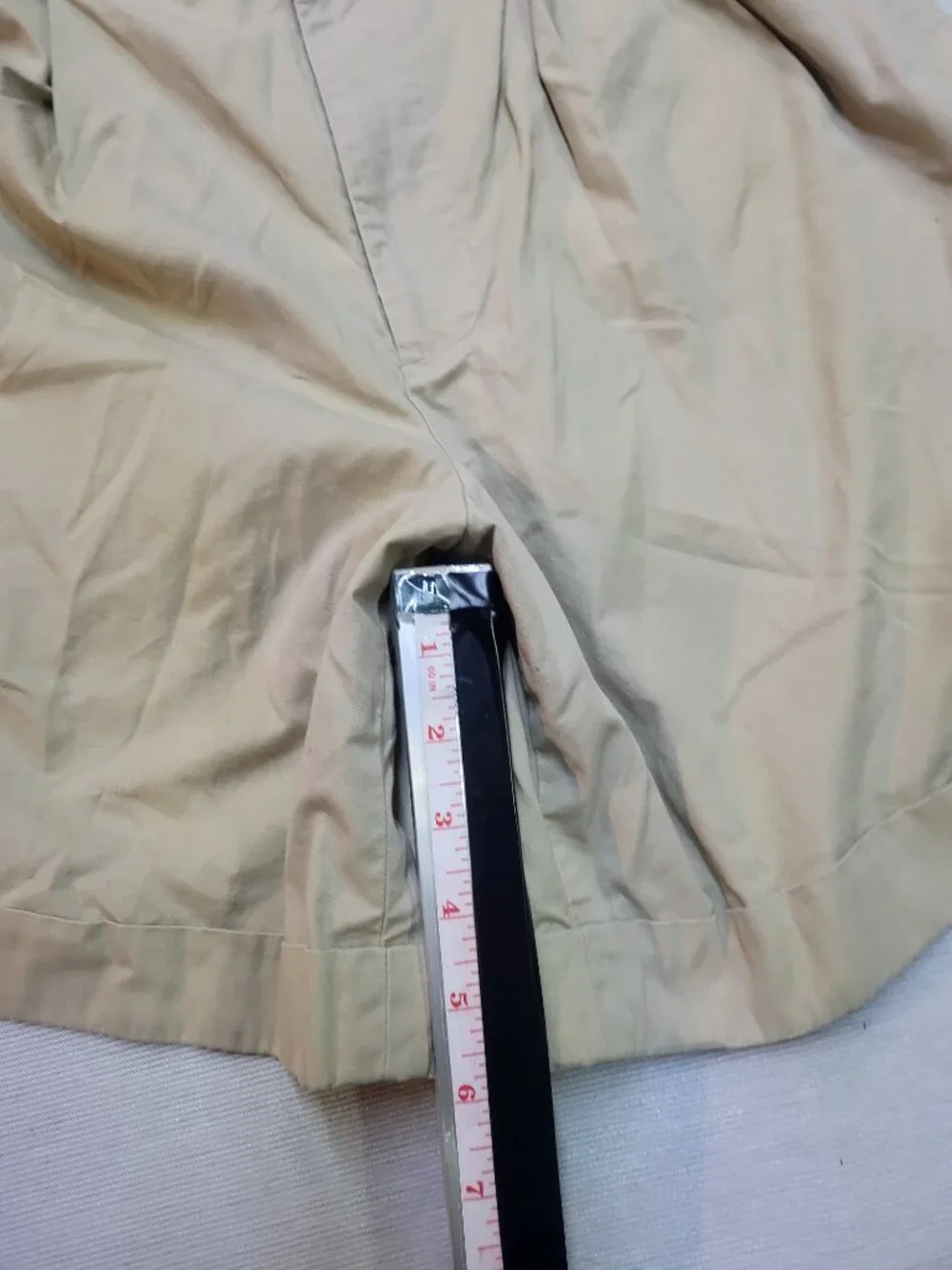 Polo Sport Ralph Lauren Women's Khaki Pleated Shorts Size 6 100% Cotton - Picture 2 of 10
